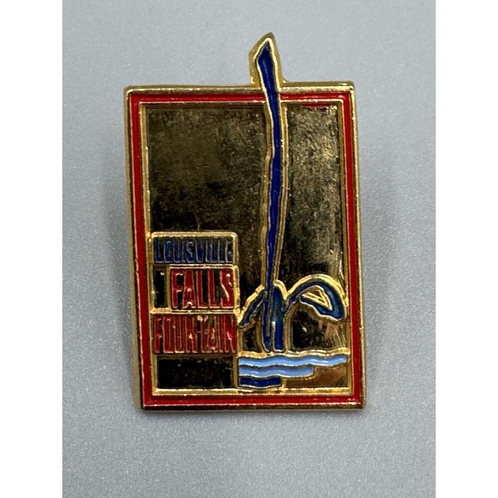 Vintage Louisville‎ Falls Fountain Lapel Pin